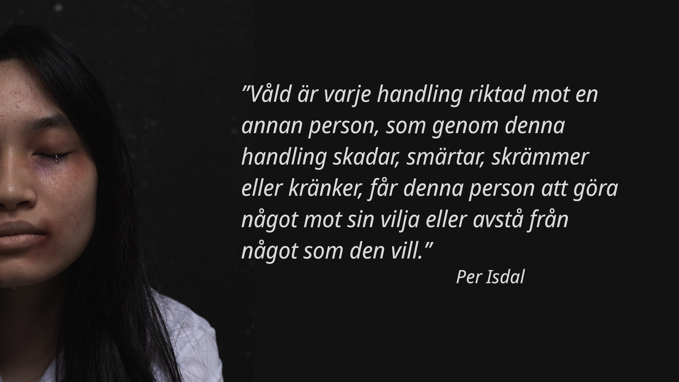 Vad är våld?